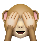 Emoji see-no-evil-monkey