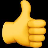 Emoji thumbs-up