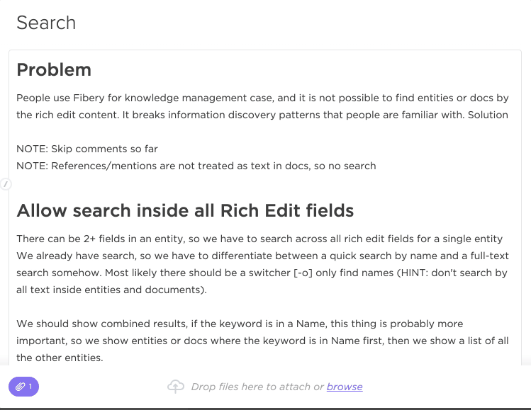 Rich editor in ClickUp is collaborative and, well, rich.