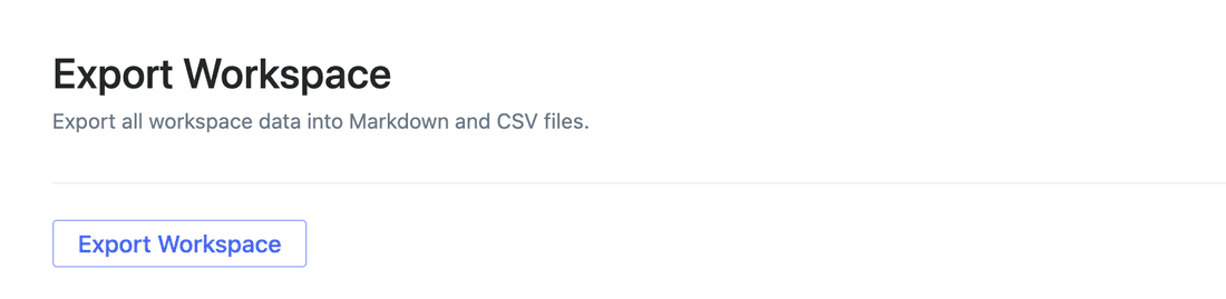Export Fibery workspace into CSV + Markdown