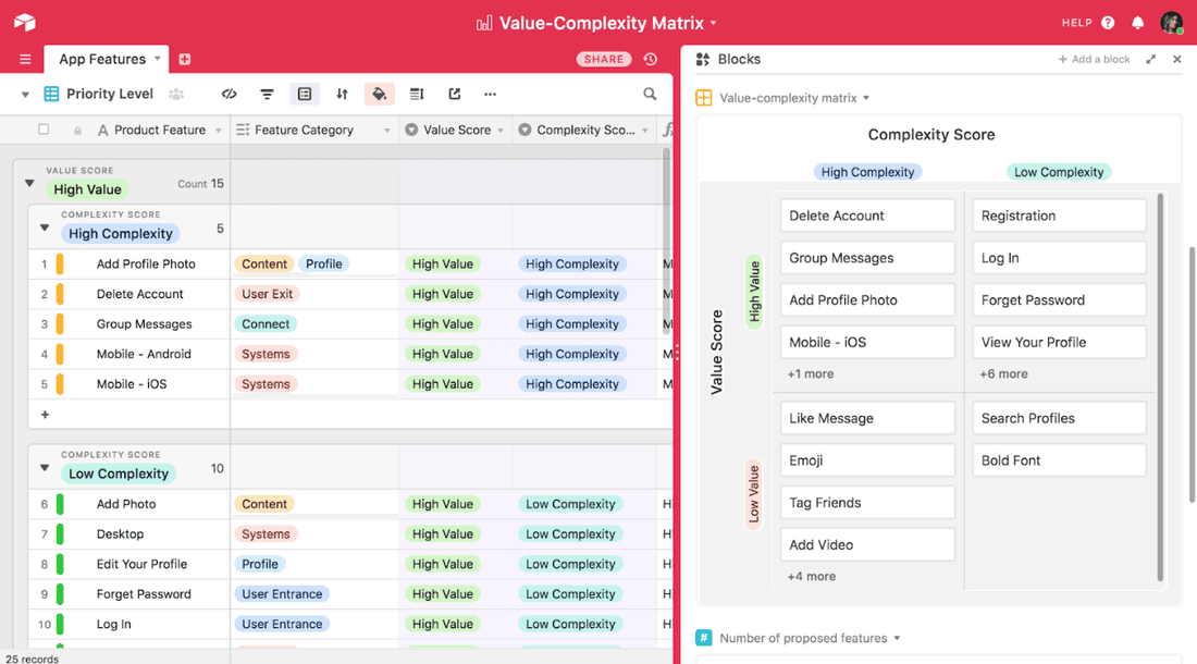 Airtable's smooth UI in action