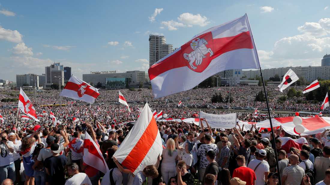 Minsk, Belarus. Photo by NYT, August 2020