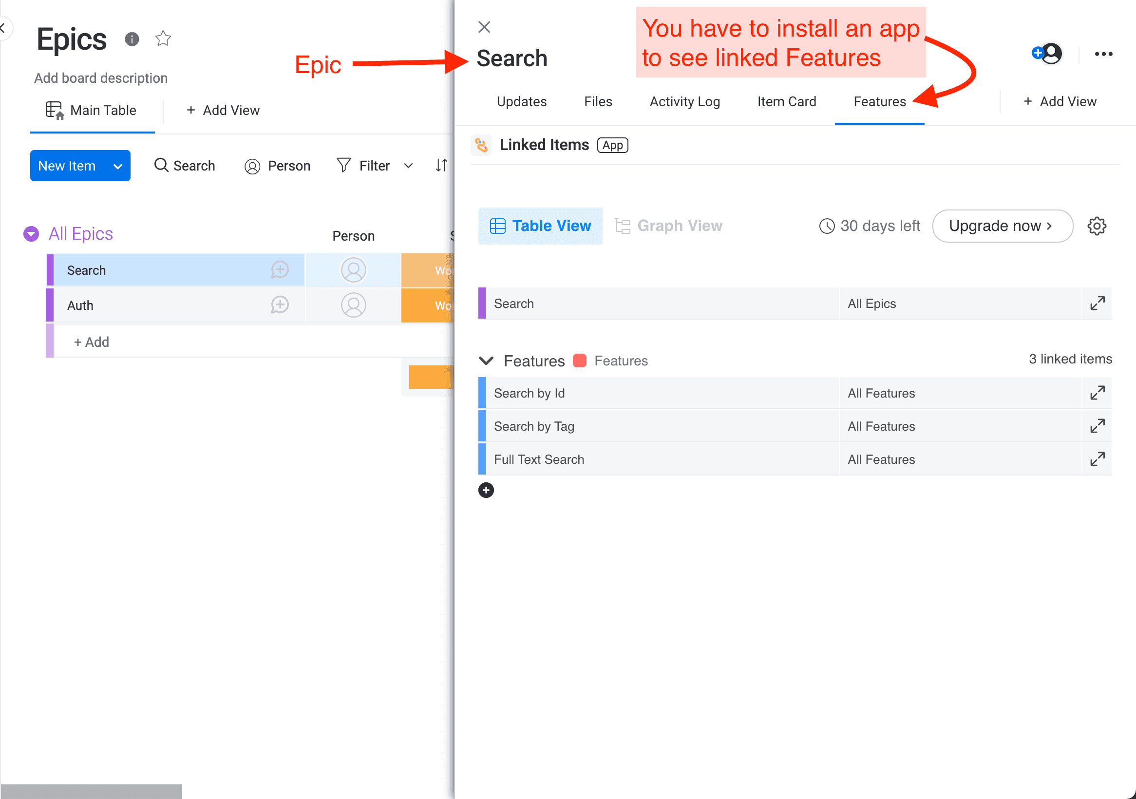 Fibery vs. Monday. Complex vs. simple processes.