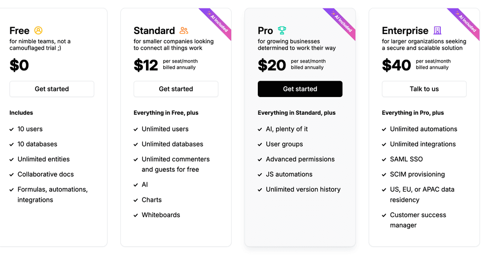 New pricing starting Nov 2024