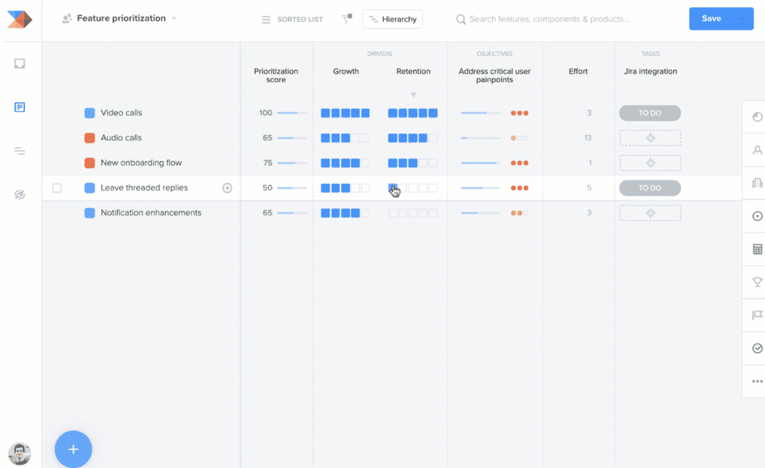 Productboard is a go-to tool for many PMs