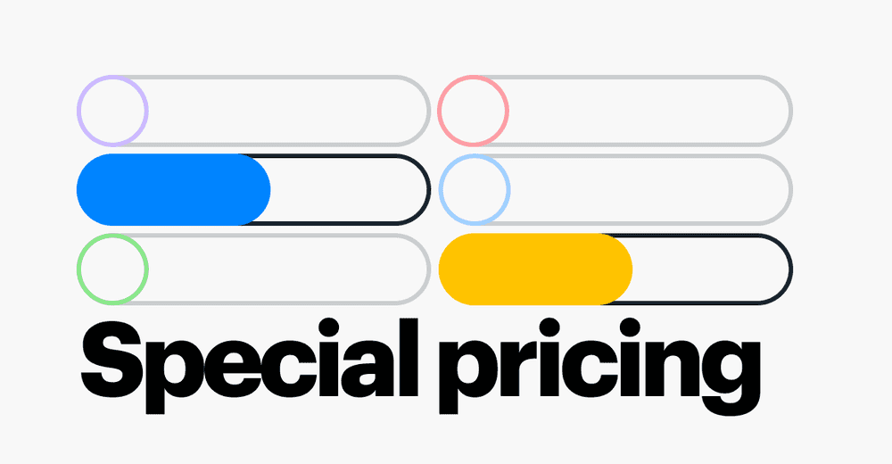 Fibery special pricing for startups, Ukrainian companies, and more.