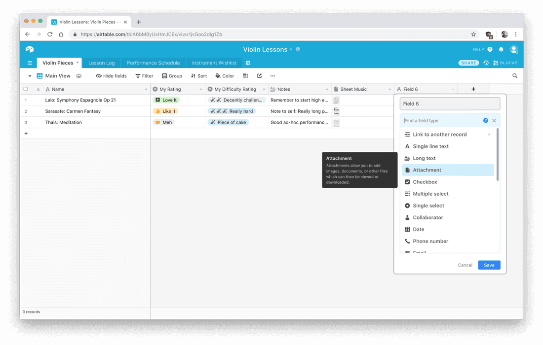 Tables in Airtable are almost perfect. No wonder.