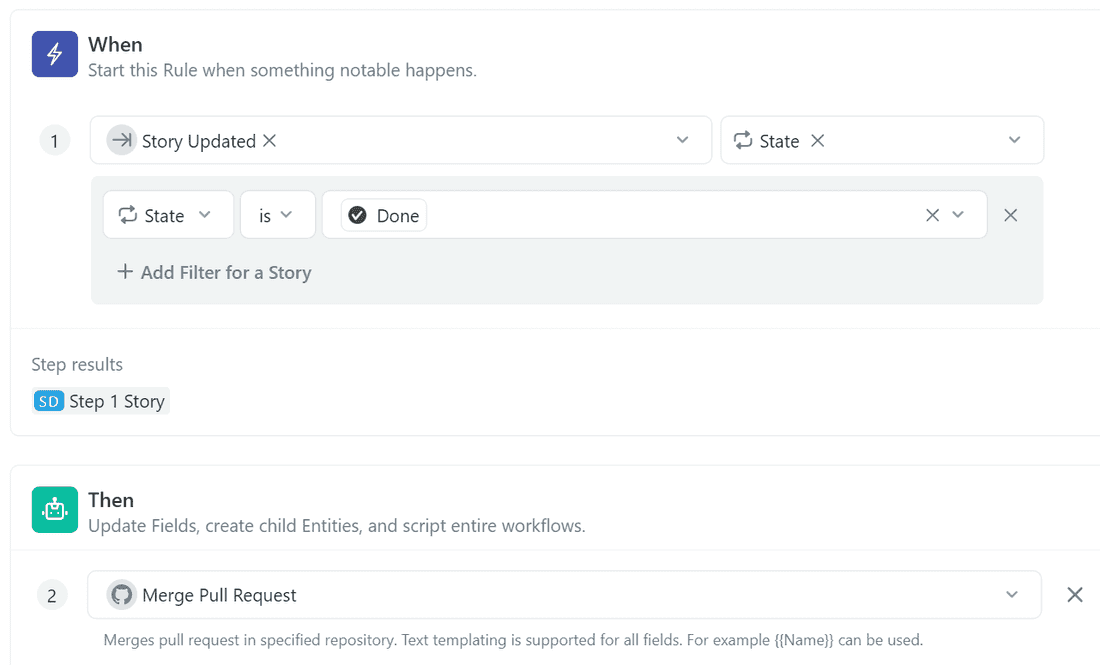 github action