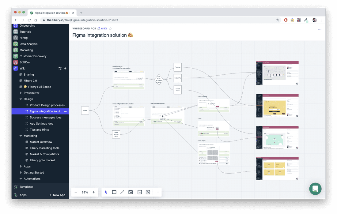 Fibery — Figma integration use case