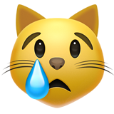 Emoji crying-cat