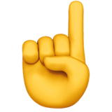 Emoji finger
