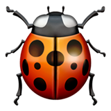 Emoji ladybug