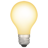 Emoji lightbulb