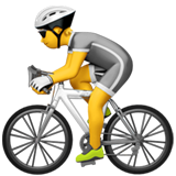 Emoji person-biking