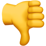 Emoji thumbs-down